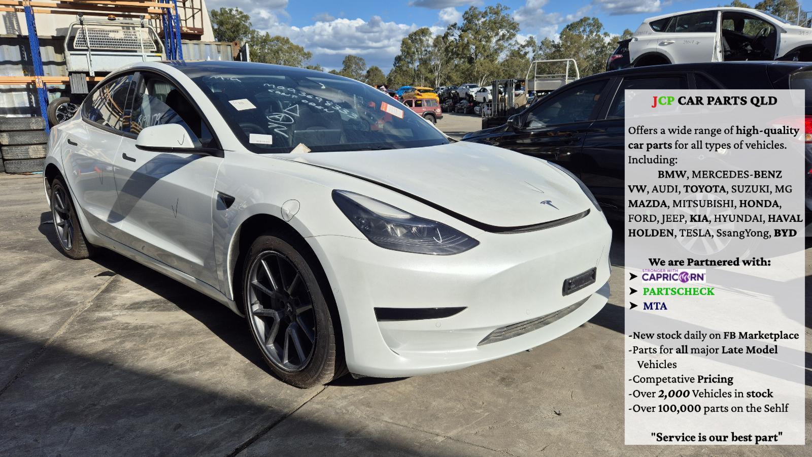 2022 Tesla Model 3 Rear Bumper View Auto part Rear Bumper Tesla Model 3 2022