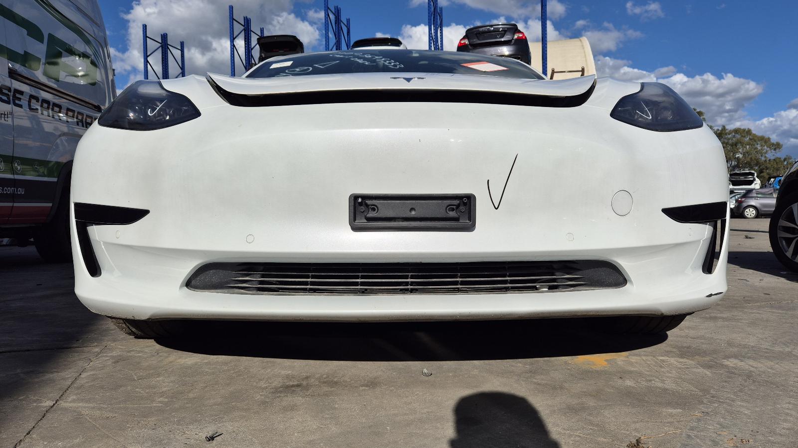 2022 Tesla Model 3 Rear Bumper View Auto part Rear Bumper Tesla Model 3 2022
