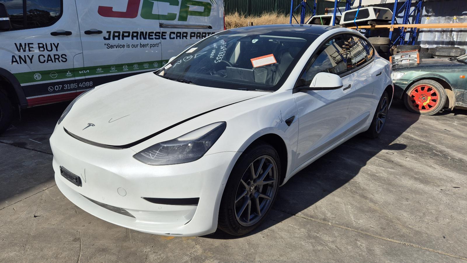 2022 Tesla Model 3 Rear Bumper View Auto part Rear Bumper Tesla Model 3 2022