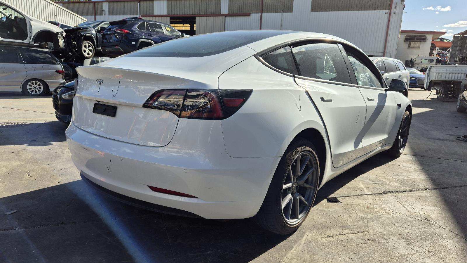 2022 Tesla Model 3 Rear Bumper View Auto part Rear Bumper Tesla Model 3 2022