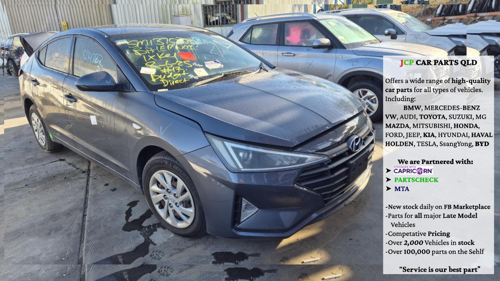 2019 Hyundai Elantra Right Front Door View Auto part Right Front Door Hyundai Elantra 2019