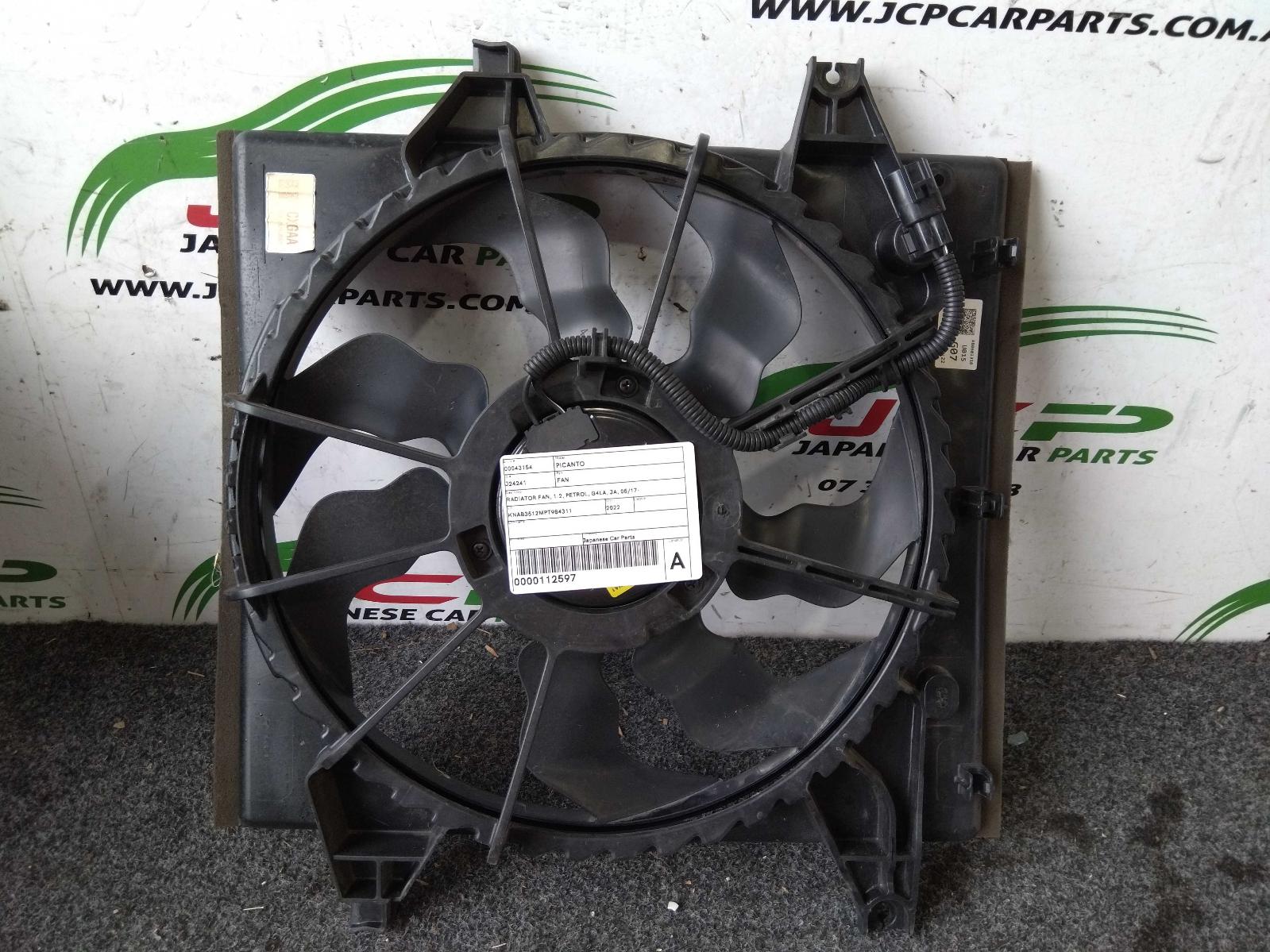 View Auto part Fan Kia Picanto 2022